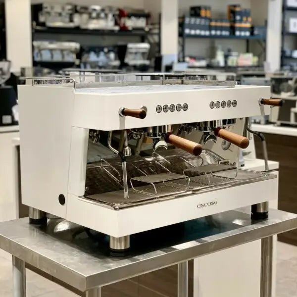 Brand New Ascaso Barista T white Timber Commercial Coffee