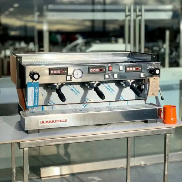 Brand New Custom 3 Group La Marzocco Linea Shot Timer Coffee