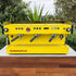 Brand New Custom Canary Yellow 3 Group PB Commercial Coffee