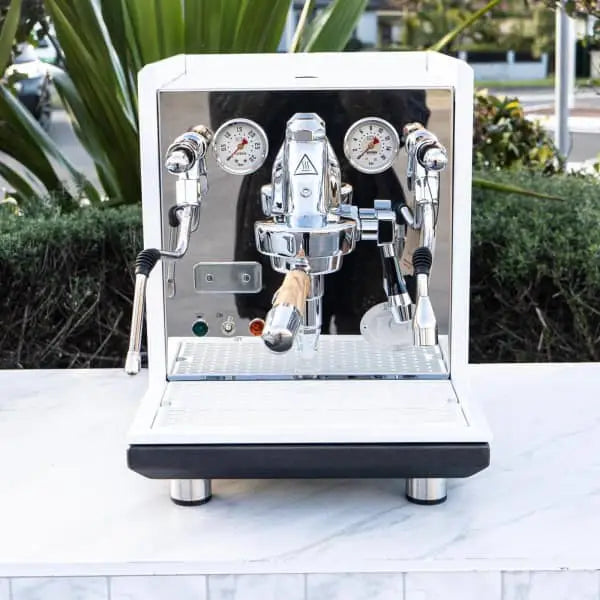 Brand New ECM Synchronika In White Semi Commercial Coffee