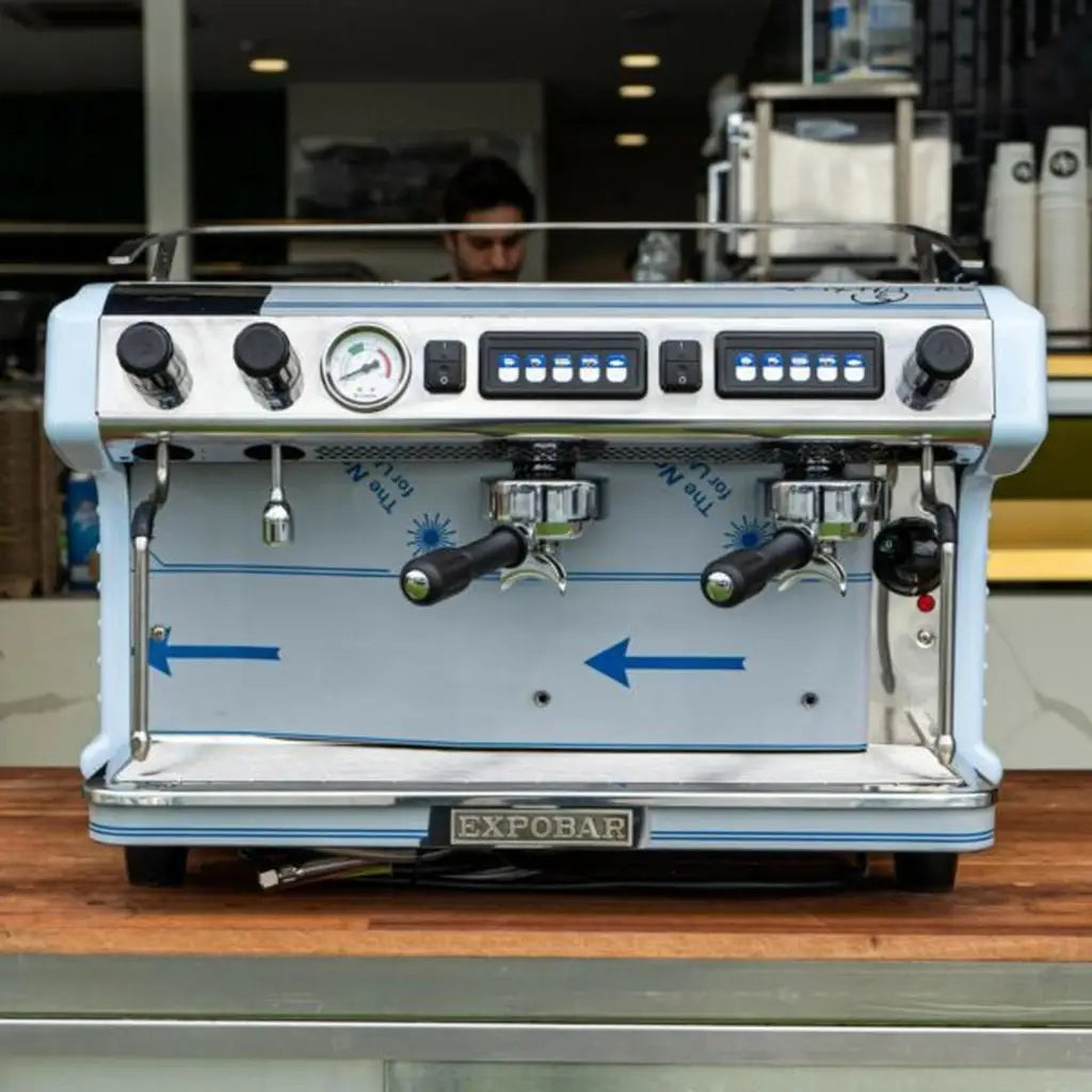 Brand New Expobar Ruggero V2 Baby Blue Commercial Coffee