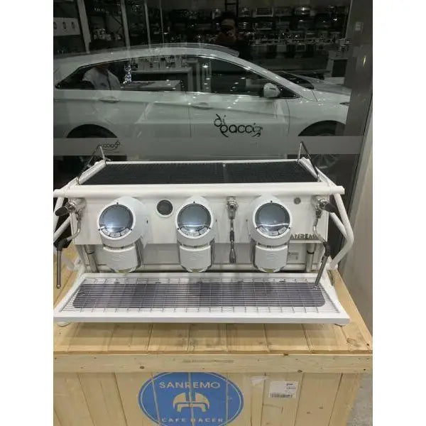 Brand New Sanremo Cafè Racer Coffee Machine In White