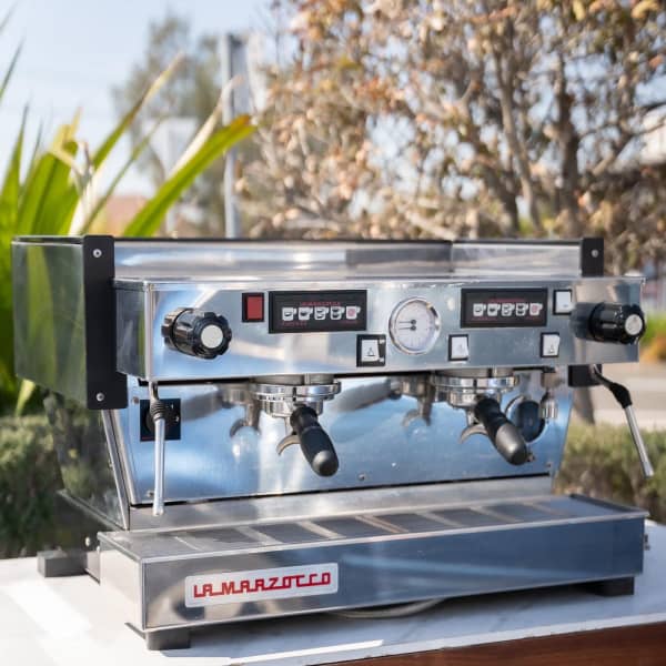 Immaculate 2 Group La Marzocco Linea AV High Cup Coffee Machine