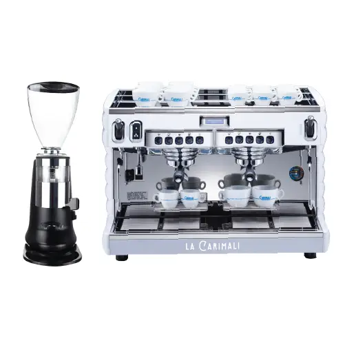 Carimali Bubble With X011 Grinder - White Bubble With Black