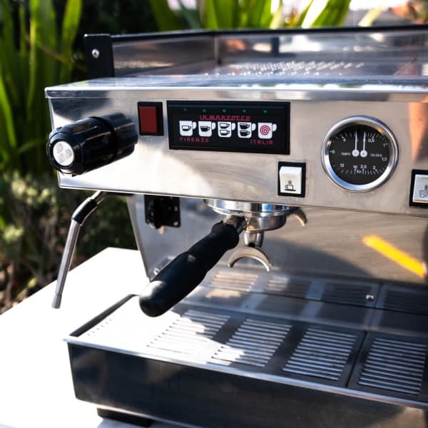 Immaculate 2 Group La Marzocco Linea AV High Cup Coffee Machine