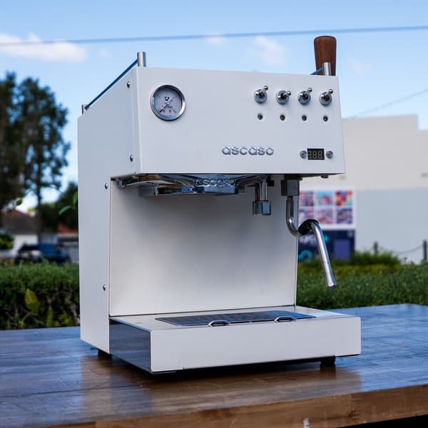 Used Ascaso Steel Pid Espresso Machine White Coffee Machine