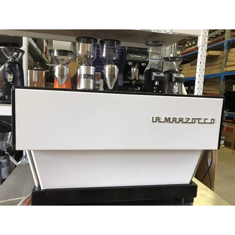 Cheap 2 Group White La Marzocco Linea AV Commercial Coffee