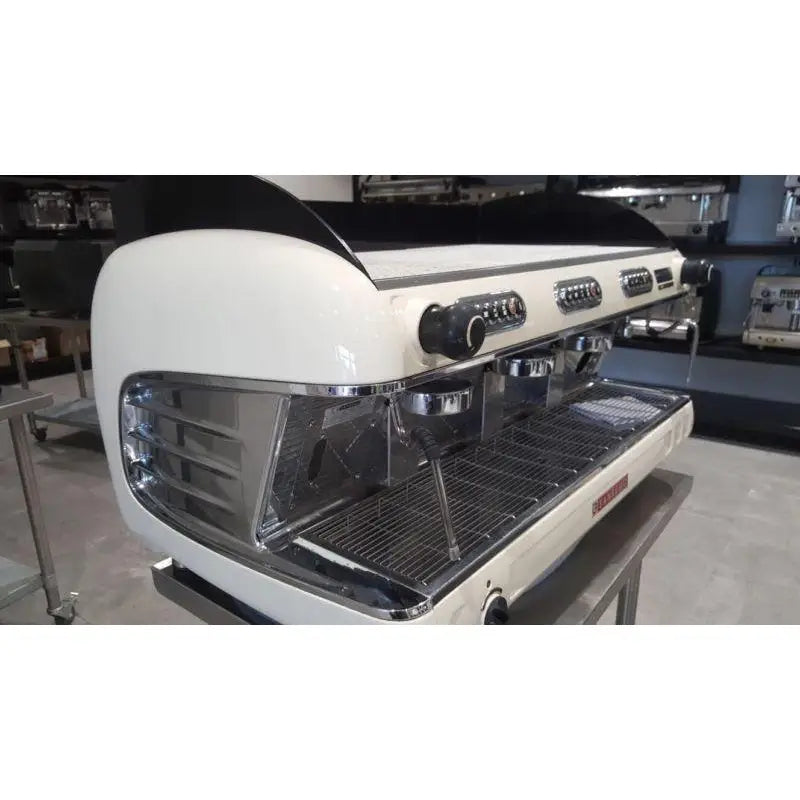 Cheap 3 Group Sanremo Verona Coffee Machine White Beige -