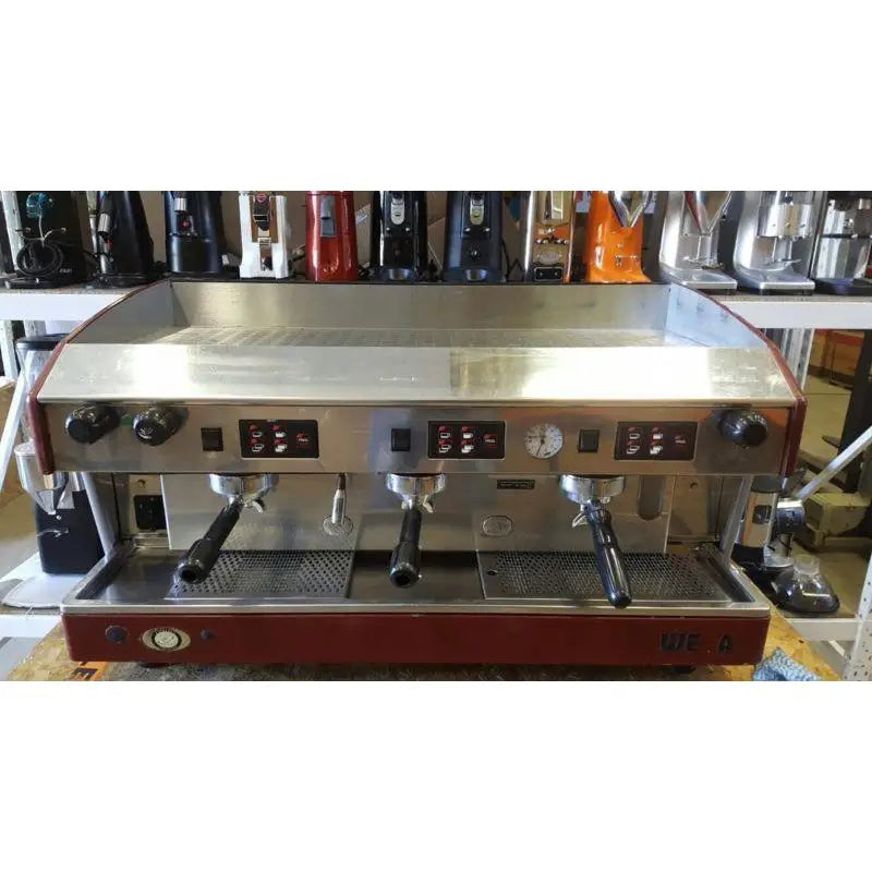 Cheap Pre-owned 3 Group Wega Atlas Commercial Coffee Machine