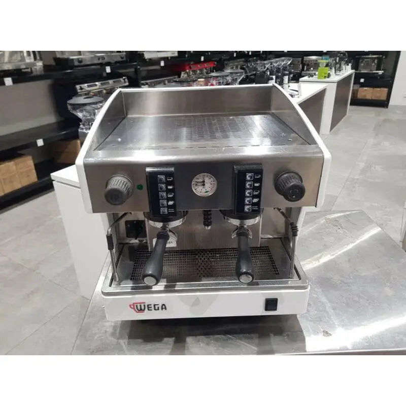 Cheap Used 10 Amp 2 Group Compact Wega Commercial Coffee