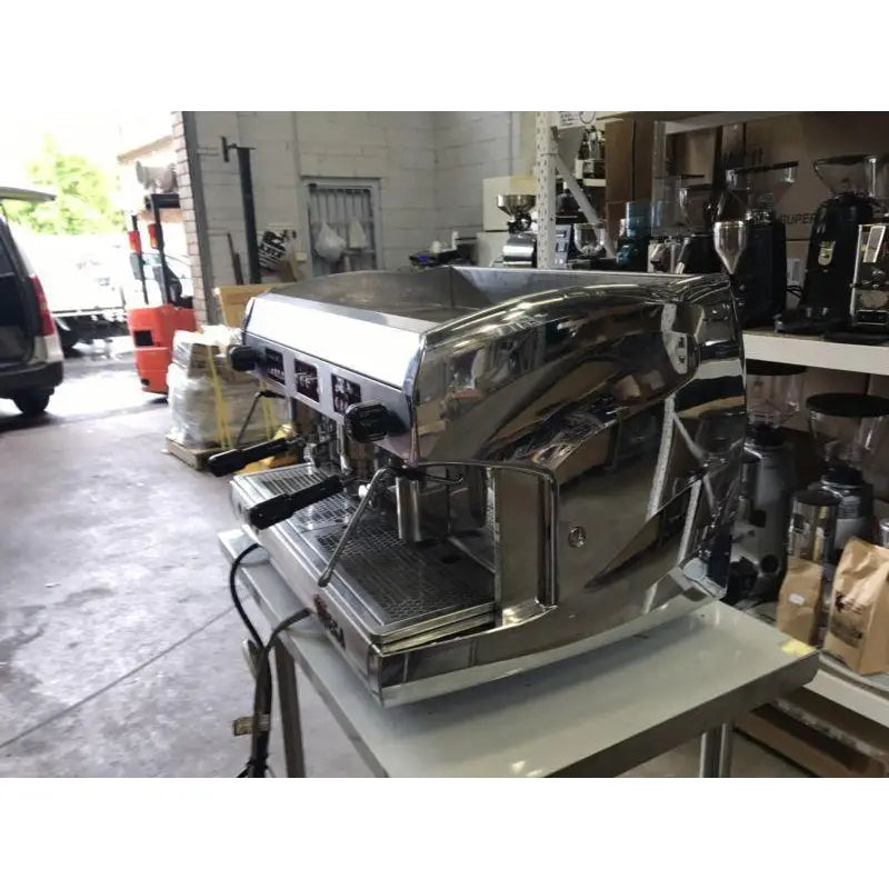 Cheap Used 2 Group Wega Polaris In Chrome Commercial Coffee