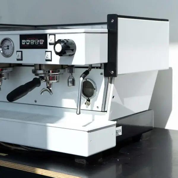 Clean 2 Group Lm Linea Custom Full White Commercial Coffee