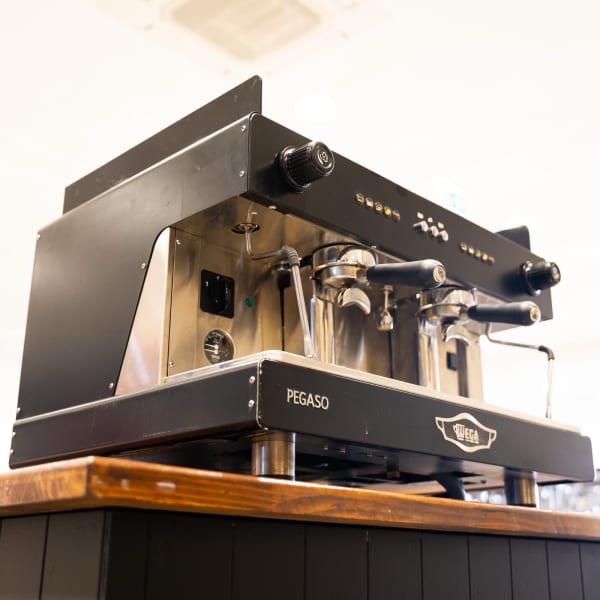 Clean Pre Owned 2 Group Wega Pegaso 15amp Commercial Coffee Machine - Australia - Di Pacci