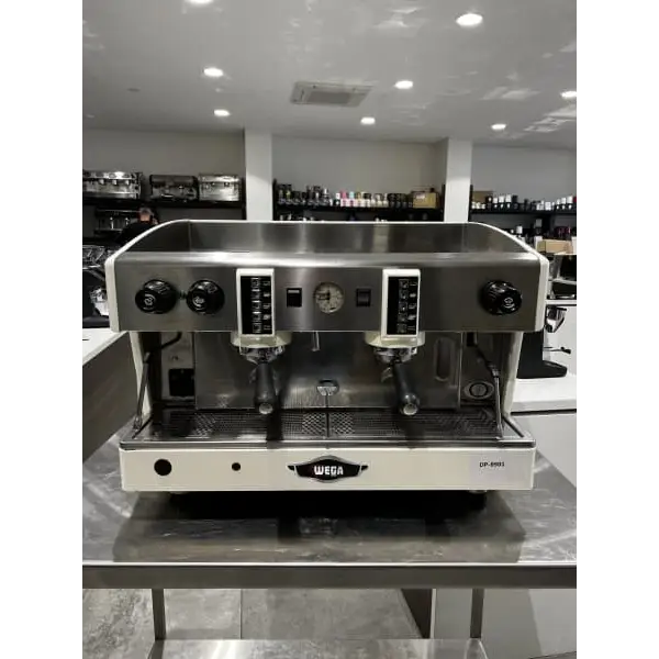 Clean Wega 15 Amp White Atlas Commercial Coffee Machine