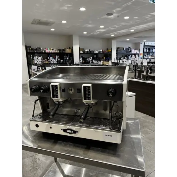 Clean Wega 15 Amp White Atlas Commercial Coffee Machine