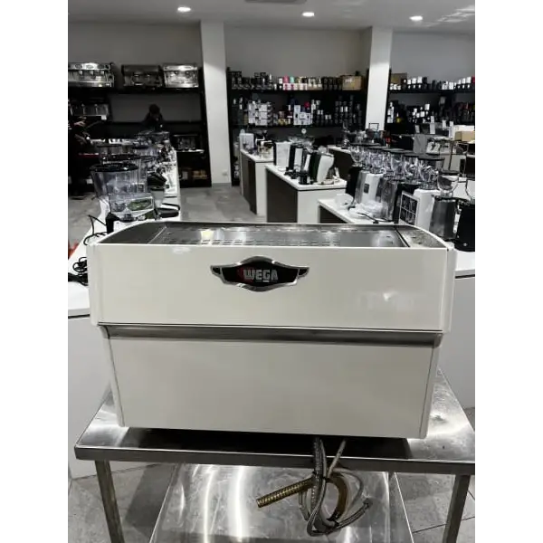 Clean Wega 15 Amp White Atlas Commercial Coffee Machine