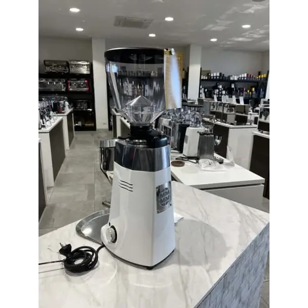 Demo Display Mazzer Kony S White Commercial Coffee Grinder