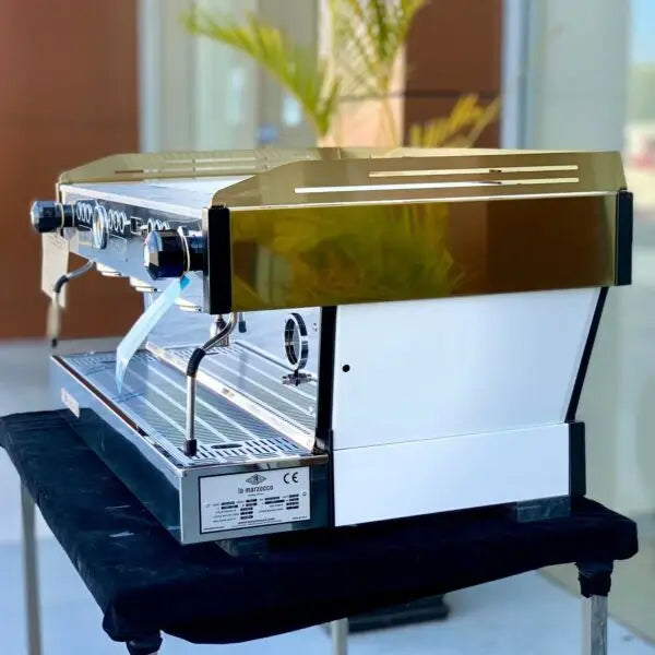 Demo-New 2020 Gold-Matt White La Marzocco PB Commercial