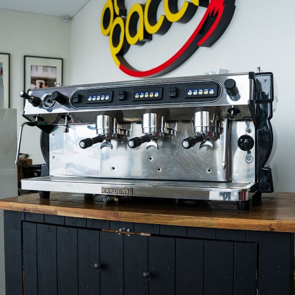 Expobar Ruggero Alfa 3 Group Tall Cup Coffee Machine – Black