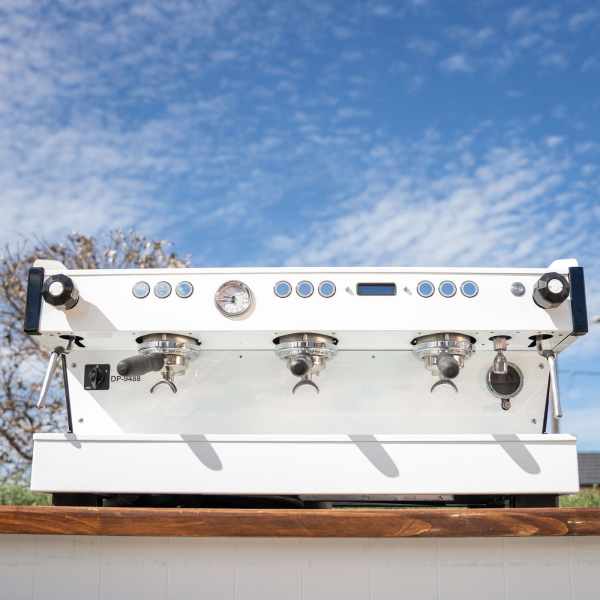 Custom As New 3 Group La Marzocco PB In Gloss White