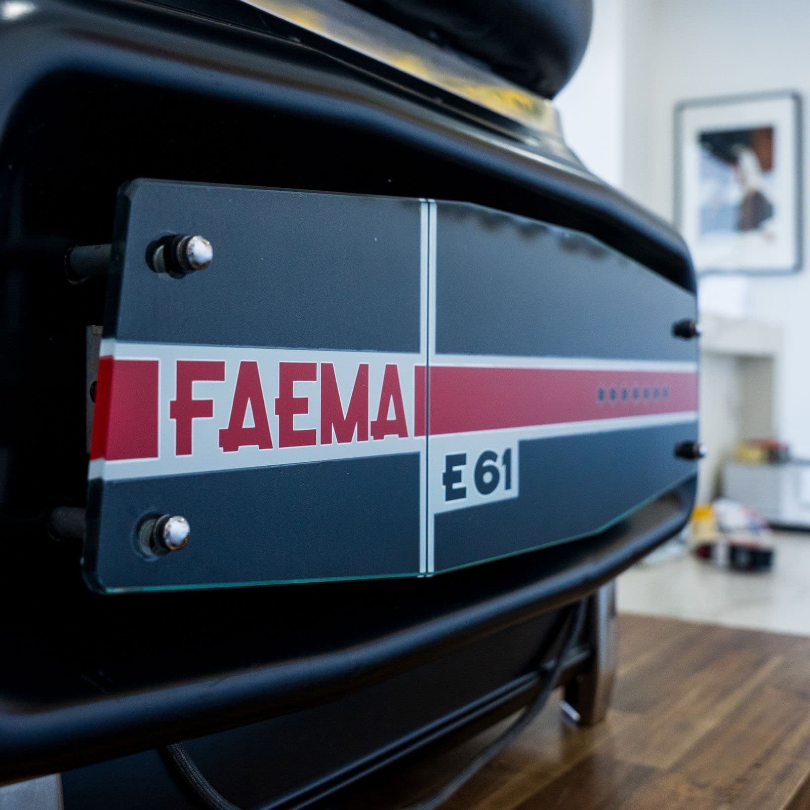 Vintage 1964 Faema E61 Black Commercial Espresso Coffee Machine