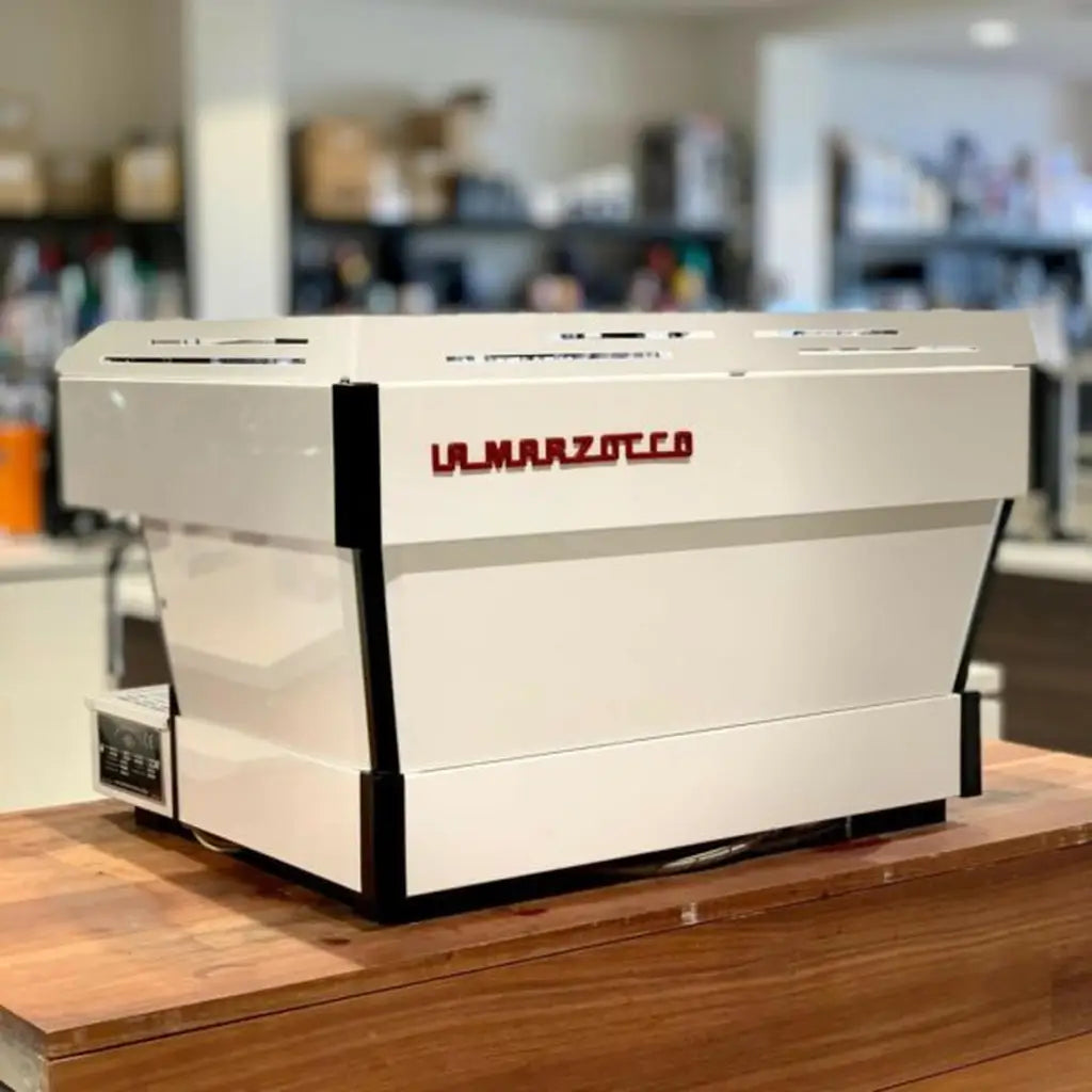 Full Custom White 2 Group La Marzocco PB Commercial Coffee