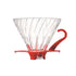 Hario V60 Glass Dripper 02-Red - ALL