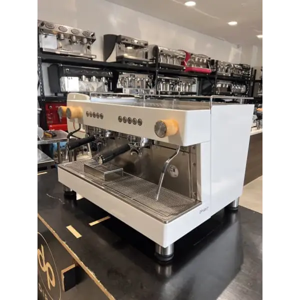 Immaculate 2 Group Ascaso Barista White Commercial Coffee