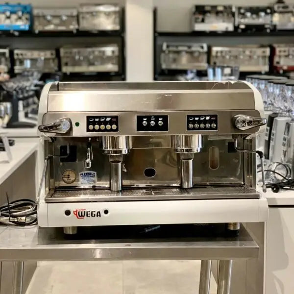 Immaculate 2 Group Wega Polaris Commercial Coffee Machine