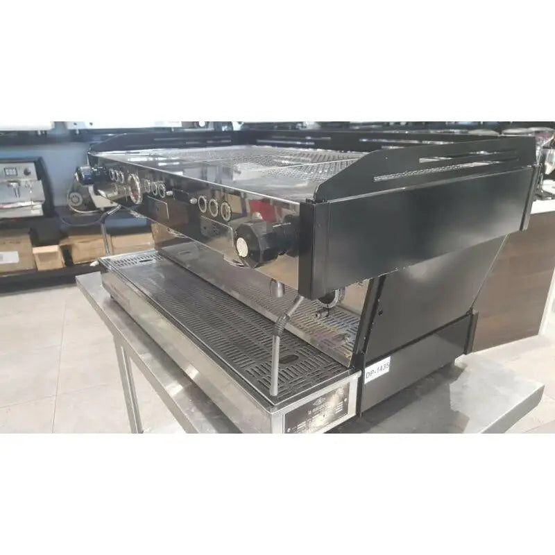 Immaculate Black 3 Group La Marzocco PB Commercial Coffee