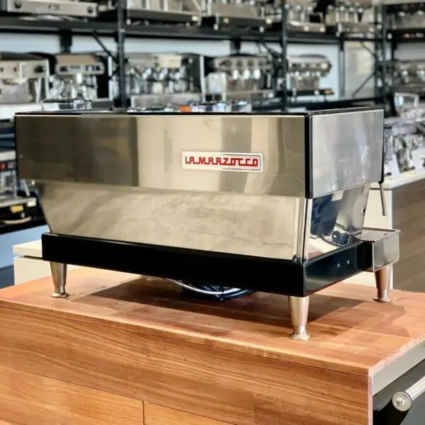 Immaculate Pre Owned 3 Group La Marzocco Linea High Cup