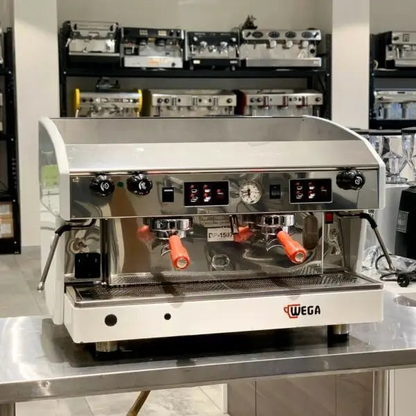 Immaculate Wega 2 Group Atlas Commercial Coffee Machine -