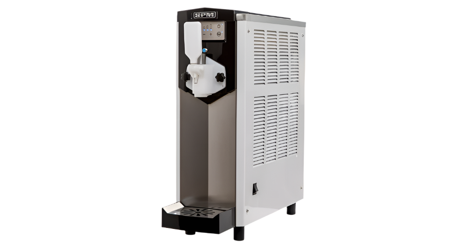 KSOFT Soft Serve Gravity Plastic Auger 1 Flavour Yoghurt Machine