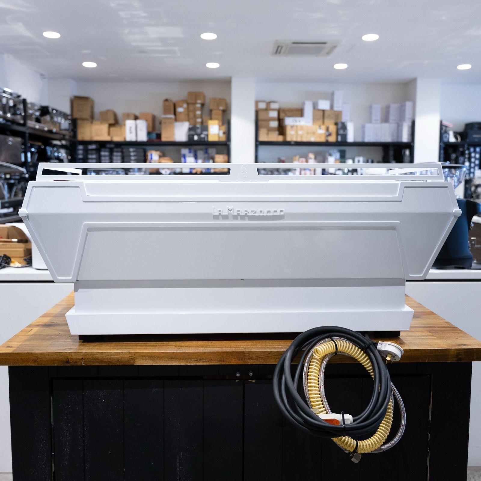 Refurbished La Marzocco KB90 ABR 3 Group Gloss White Coffee Machine