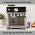 Kenmore Elite Auto - Tamping Espresso Machine Package ( Free 250g coffee, knock bin & 350 Ml Milk Jug - Australia - Di Pacci