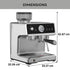 Kenmore Elite Auto - Tamping Espresso Machine Package ( Free 250g coffee, knock bin & 350 Ml Milk Jug - Australia - Di Pacci