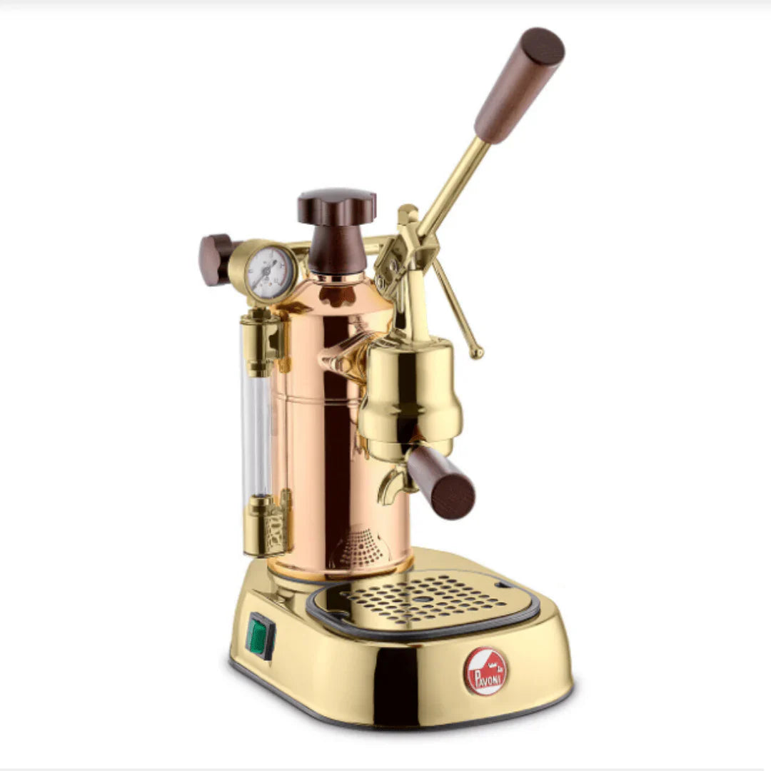 La Pavoni Professional Lusso Copper Gold Coffee Machine