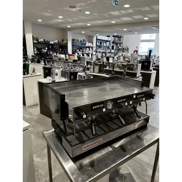 Late Model 3 Group La Marzocco Linea Black Commercial Coffee