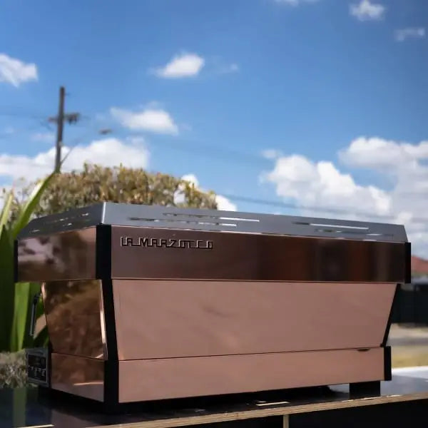 Late Model Copper 3 Group La Marzocco PB Commercial Coffee