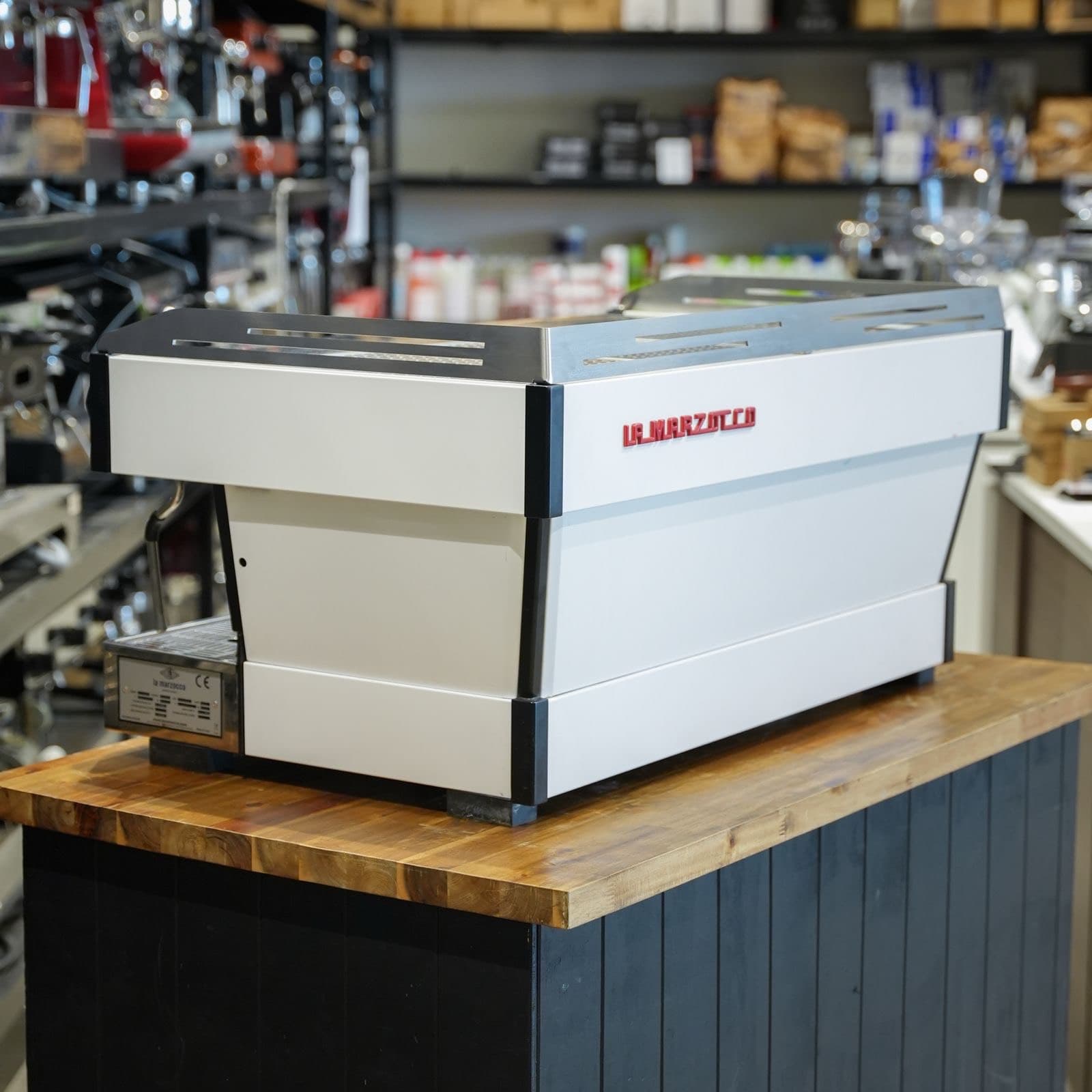 Pre-Loved La Marzocco Linea PB 3 Group White Espresso Machine