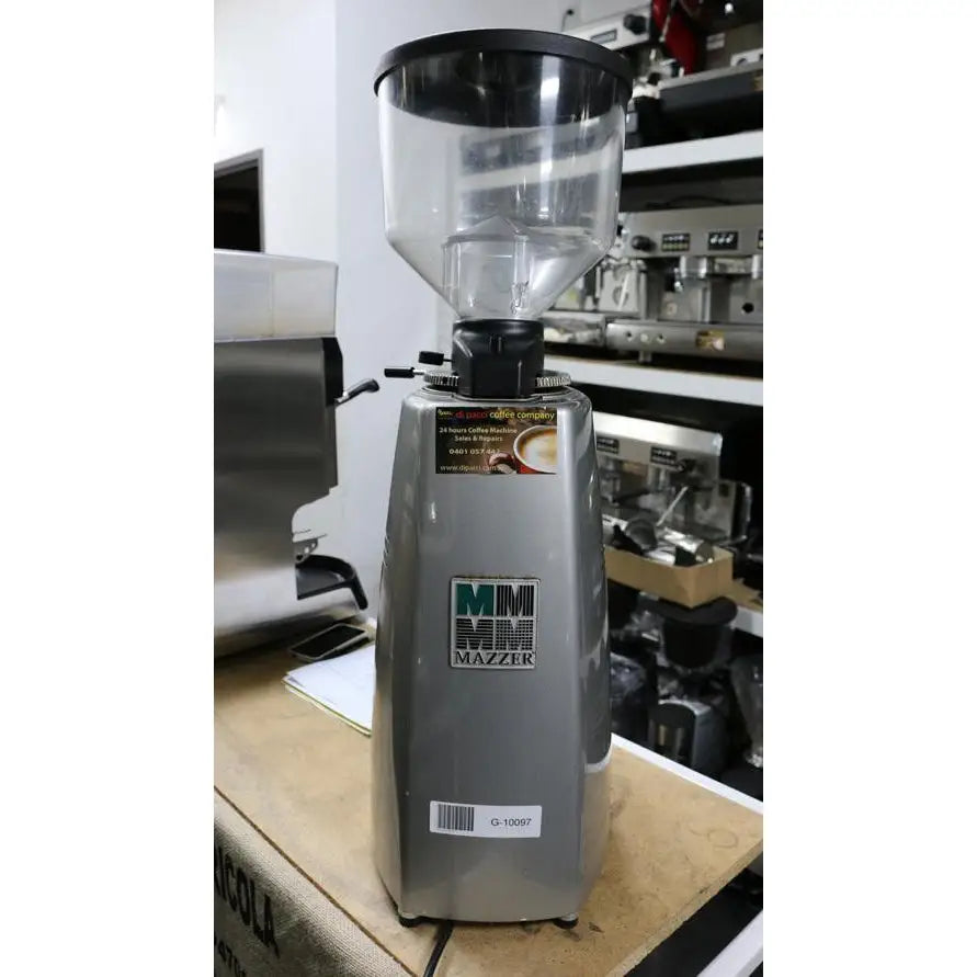 Mazzer Robur Manual 2007 Silver - ALL