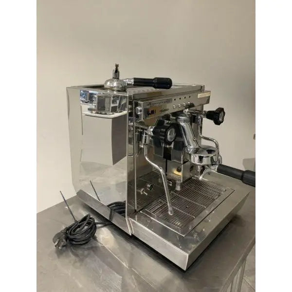 One Group Commercial Volumetric Plumbed ECM Coffee Machine -