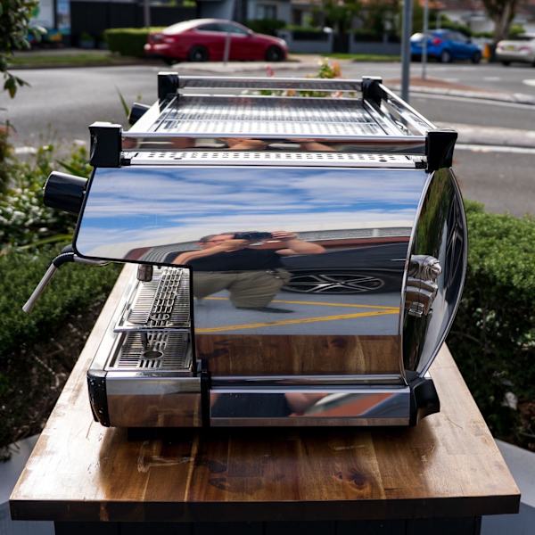 Pre loved 3 Group Chrome La Marzocco GB5 Immaculate Condition - Australia - Di Pacci