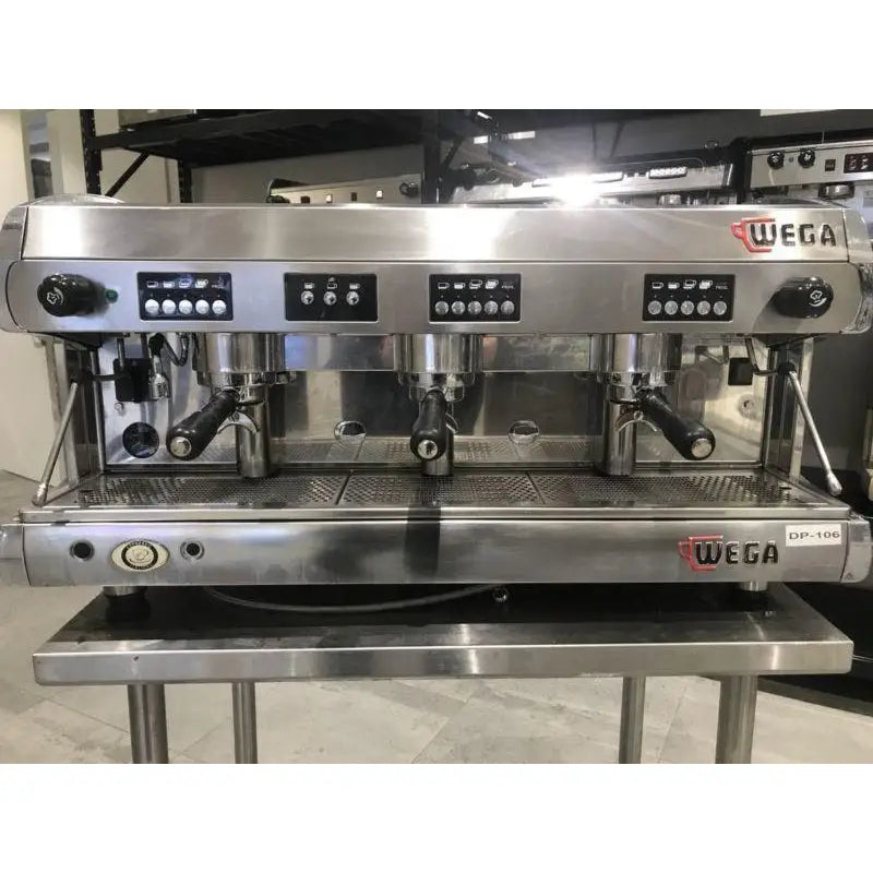 Pre-Owned 3 Group Wega Polaris In Chrome Commercial Coffee