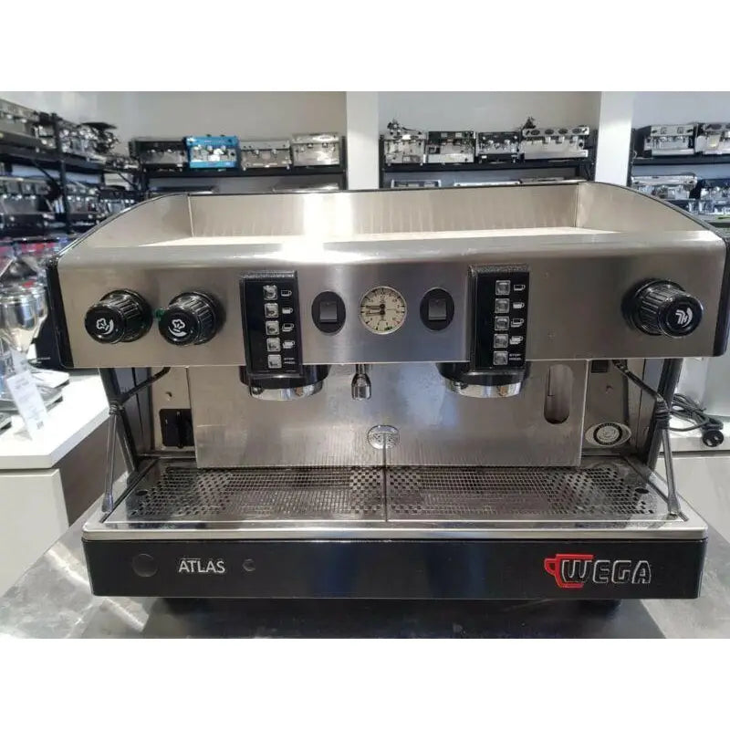 Pre-Owned Black Wega Atlas 2 Group Commercial Coffee Machine