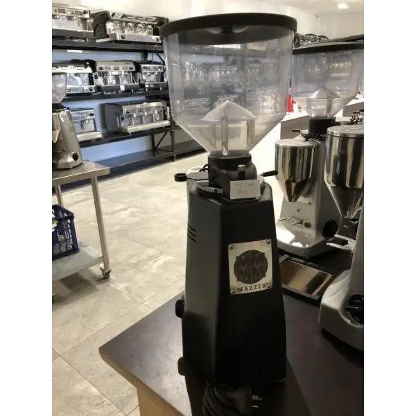 Pre-Owned Mazzer Major Electronic Red Speed Burrs Grinder -