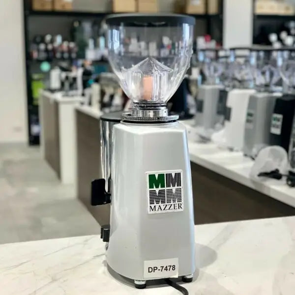 Pre Owned Mazzer Mini Manual Coffee Grinder In Silver