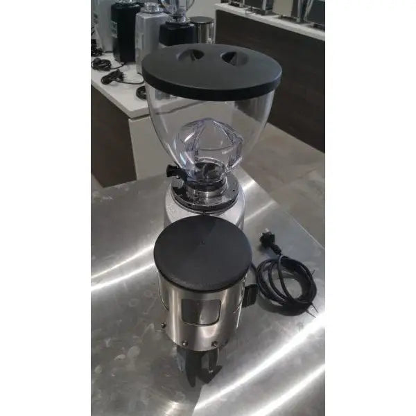 Second Hand Mazzer Mini Manual In Silver Coffee Grinder -