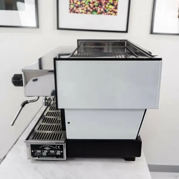 Stunning Late Model Shot Timer La Marzocco Custom In White -