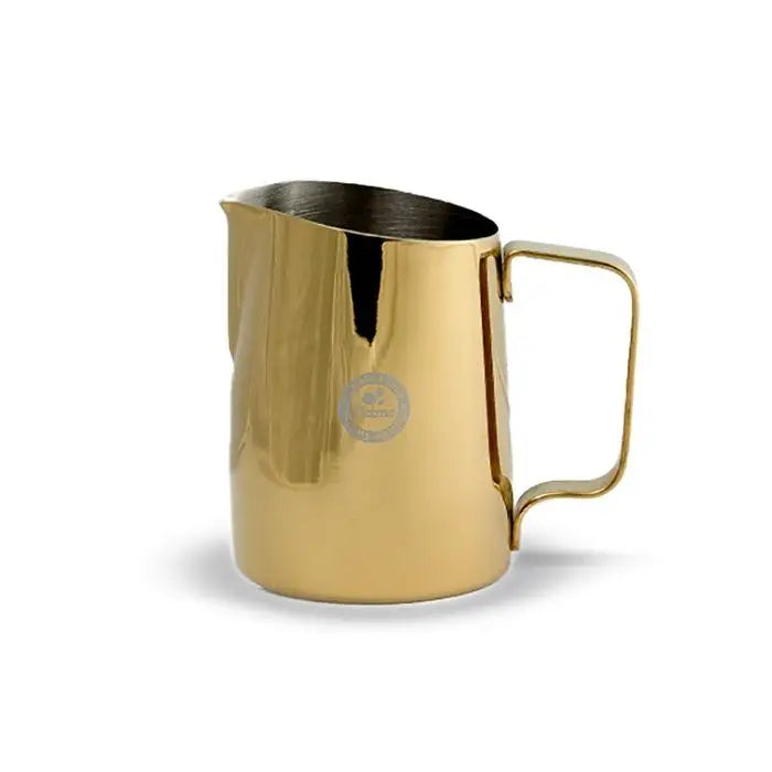 Tiamo Tapered Milk Jug 650ml - Metalic Gold - Juggling